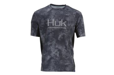 Image of HUK Performance Fishing Icon Camo SS Tops, Short Sleeve - Mens, Night Vision, Medium, H1200149-075-M