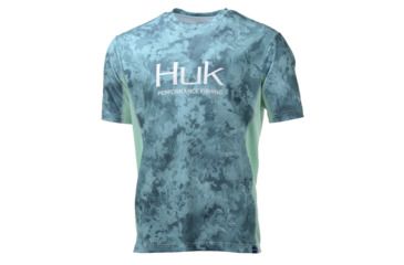 Image of HUK Performance Fishing Icon Camo SS Tops, Short Sleeve - Mens, Shallows, Large, H1200149-365-L