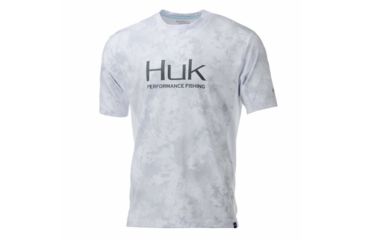 Image of HUK Performance Fishing Icon Camo SS Tops, Short Sleeve - Mens, Sub Zero, Large, H1200149-185-L