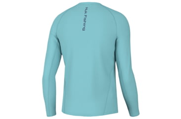 Image of HUK Performance Fishing Icon LS Crew Shirt - Mens, Marine Blue, XL, H1200573-372-XL