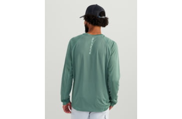 Image of HUK Performance Fishing Icon LS Crew Shirt - Mens, North Atlantic, Small, H1200573-365-S