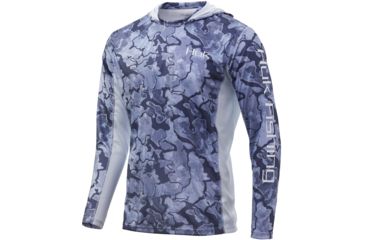 Image of HUK Performance Fishing Icon X Camo Hoodie - Mens, Erie, Extra Large, H1200153-037-XL