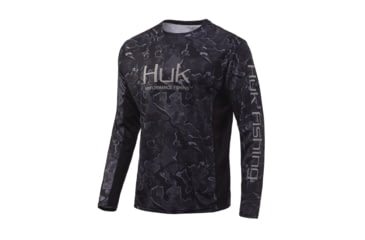 Image of HUK Performance Fishing Icon X Camo Long Sleeve - Mens, Hannibal Bank, 2XL, H1200143-007-XXL