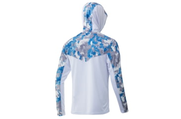 Image of HUK Performance Fishing Icon X KC Refraction Camo Hoodie - Mens, Ice Boat, Extra Large, H1200287-459-XL