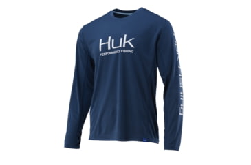Image of HUK Performance Fishing Icon X Long Sleeve - Mens, Sargasso Sea, Medium, H1200138-409-M