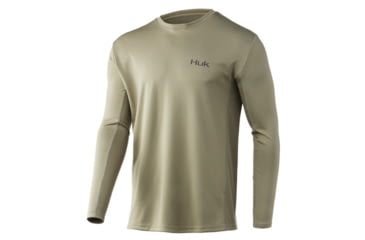 Image of HUK Performance Fishing Icon X Long-Sleeve Shirt - Men's, Medium, Overland, H1200386-319-M