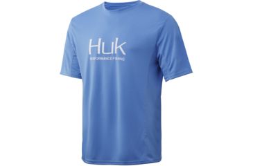Image of HUK Performance Fishing Icon X Short Sleeve Tee - Mens, Carolina Blue, 2XL, H1200267-420-XXL