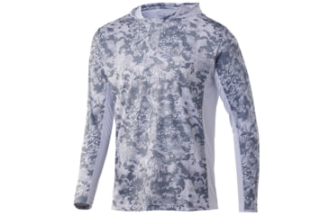 Image of HUK Performance Fishing Icon X Tide Change Hoodie - Mens, Hogs Back, 2XL, H1200390-959-XXL