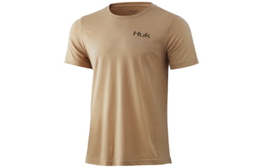 Image of HUK Performance Fishing KC 250 Style Tee - Mens, Tan Heather, Extra Large, H1000312-274-XL