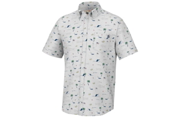 Image of HUK Performance Fishing KC Fish Beach Freedom Kona - Mens, Harbor Mist, 3XL, H1500200-034-XXXL