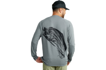 Image of HUK Performance Fishing KC Icon Graphic Long Shirt - Mens, Night Owl, 2XL, H1200629-016-XXL
