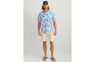 Image of HUK Performance Fishing KC Kona Button-Down Shirt - Mens, Windsurfer, Large, H1500192-454-L