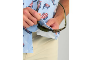 Image of HUK Performance Fishing KC Kona Button-Down Shirt - Mens, Windsurfer, Large, H1500192-454-L