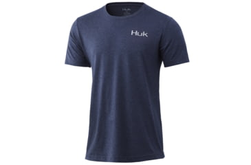 Image of HUK Performance Fishing KC Options Tee - Mens, Sargasso Sea Heather, Medium, H1000313-416-M