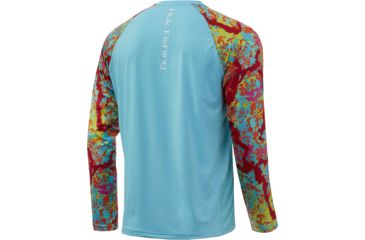 Image of HUK Performance Fishing Kryptek Double Header Long Sleeve T-Shirt - Mens, Kryptek Obskura Loki, Small, H1200248-964-S