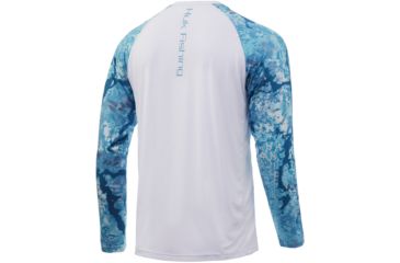 Image of HUK Performance Fishing Kryptek Double Header Long Sleeve T-Shirt - Mens, Kryptek Obskura Shallows, Medium, H1200248-966-M