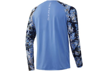 Image of HUK Performance Fishing Kryptek Double Header Long Sleeve T-Shirt - Mens, Kryptek Obskura Signa, 2XL, H1200248-967-XXL