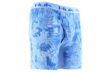 Image of HUK Performance Fishing Kryptek Mens Performance BXR Jock Shorts, Kryptek Carolina Blue, H5000010GCBXXXL