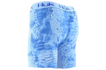 Image of HUK Performance Fishing Kryptek Mens Performance BXR Jock Shorts, Kryptek Carolina Blue, H5000010GCBXXXL