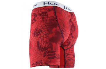 Image of HUK Performance Fishing Kryptek Mens Performance BXR Jock Shorts, Kryptek Crimson, H5000010GCRS