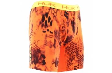 Image of HUK Performance Fishing Kryptek Mens Performance BXR Jock Shorts, Kryptek Inferno, H5000008IFOXL