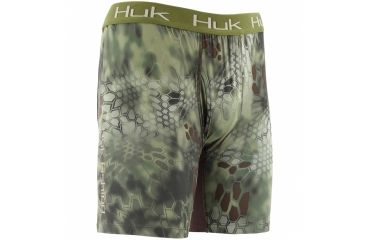 Image of HUK Performance Fishing Kryptek Mens Performance BXR Jock Shorts, Kryptek Mandrake, H5000008MDKXXXL