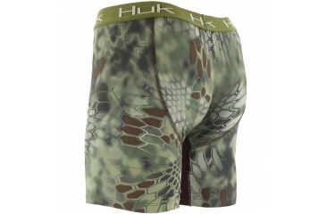 Image of HUK Performance Fishing Kryptek Mens Performance BXR Jock Shorts, Kryptek Mandrake, H5000008MDKXXXL