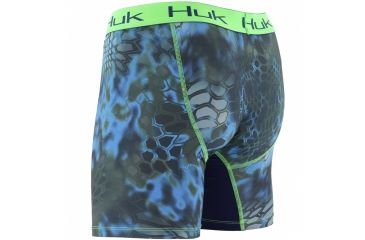 Image of HUK Performance Fishing Kryptek Mens Performance BXR Jock Shorts, Kryptek Neptune, H5000008NEPS
