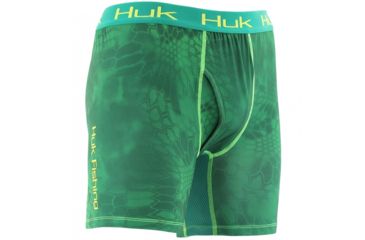 Image of HUK Performance Fishing Kryptek Mens Performance BXR Jock Shorts, Kryptek Tree Frog, H5000010GTFXXXL