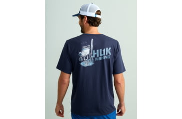 Image of HUK Performance Fishing Livin Lager Tee - Mens, Naval Academy, 3XL, H1000523-413-XXXL