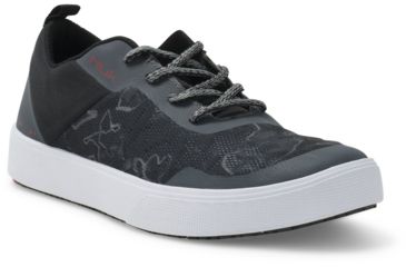 Image of HUK Performance Fishing Mahi Lace-up Casual Shoes - Mens, Hannibal/Red, 12, H8015200-007-12