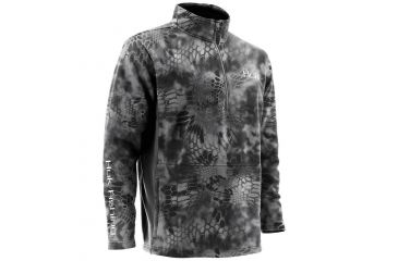 Image of HUK Performance Fishing Men's Kryptek Fleece 1/4 Zip Top, Kryptek Raid, 3XL H1300016-080-XXXL