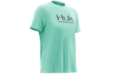 Image of HUK Performance Fishing Men's Logo Tee, Julep Heather, Large H1000091-345-L