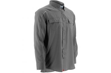 Image of HUK Performance Fishing Men's Next Level Long Sleeve Shirt, Charcoal Gray, Large H1500029-010-L