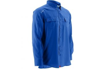 Image of HUK Performance Fishing Men's Next Level Long Sleeve Shirt, Royal, Large H1500029-400-L