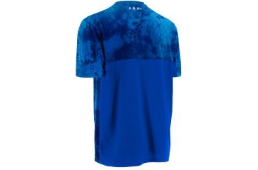 Image of HUK Performance Fishing Mens Kryptek LoPro Icon Short Sleeve Shirt, Kryptek Royal, H1200106GRLXXXL