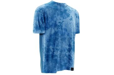 Image of HUK Performance Fishing Mens Kryptek LoPro Icon Short Sleeve Shirt, Kryptek Carolina Blue