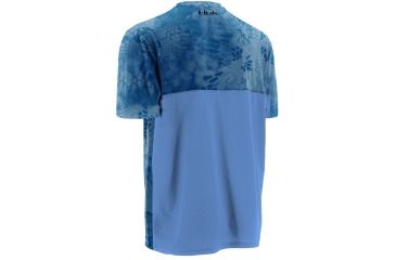 Image of HUK Performance Fishing Mens Kryptek LoPro Icon Short Sleeve Shirt, Kryptek Carolina Blue