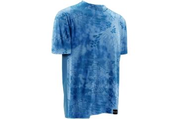 Image of HUK Performance Fishing Mens Kryptek LoPro Icon Short Sleeve Shirt, Kryptek Carolina Blue, H1200106GCBS