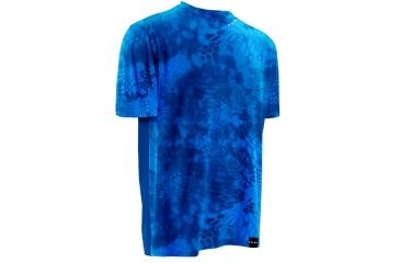 Image of HUK Performance Fishing Mens Kryptek LoPro Icon Short Sleeve Shirt, Kryptek Royal