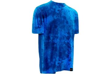 Image of HUK Performance Fishing Mens Kryptek LoPro Icon Short Sleeve Shirt, Kryptek Royal, H1200106GRLXXXL