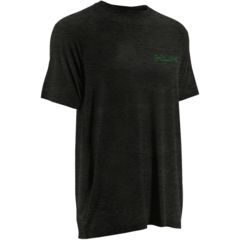 Image of HUK Performance Fishing Mens KScott Jumping Bass Tee, Dark Grey Heather, H1000074DGHS