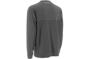 Image of HUK Performance Fishing Mens LoPro Icon Long Sleeve Shirt, Cool Charcoal Grey, H1200070CGYS