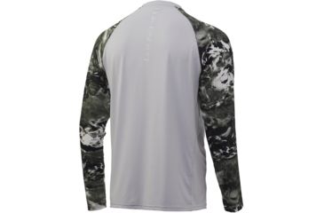 Image of HUK Performance Fishing Mossy Oak Double Header Long Sleeve Graphic T-Shirt - Mens, Mossy Oak Hydro Freshwater, Extra Large, H1200229-926-XL