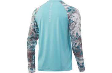 Image of HUK Performance Fishing Mossy Oak Double Header Long Sleeve Graphic T-Shirt - Mens, Mossy Oak Hydro Shallows, Extra Large, H1200229-928-XL
