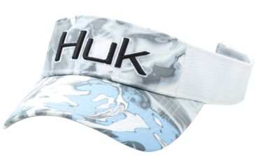 Image of HUK Performance Fishing Mossy Oak Hydro Visor Cap - Mens, Mossy Oak Hydro Standards, One Size, H3000215-929-1