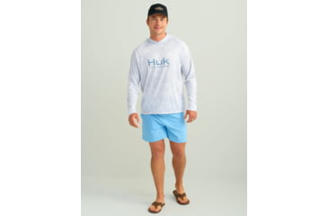 Image of HUK Performance Fishing Mossy Oak Pursuit Performance Hoodie - Mens, Moe Sw Bonefish, Extra Large, H1200611-978-XL