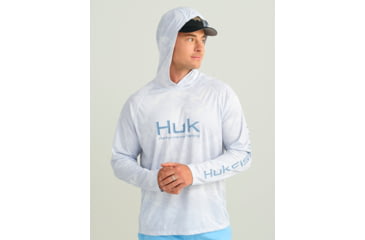 Image of HUK Performance Fishing Mossy Oak Pursuit Performance Hoodie - Mens, Moe Sw Bonefish, Extra Large, H1200611-978-XL