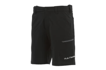 Image of HUK Performance Fishing Next Level Shorts - Mens, Black, Small, Inseam 10.5 in, H2000011-001-S