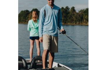 Image of HUK Performance Fishing Next Level Shorts - Mens, Khaki, Medium, Inseam 10.5 in, H2000011-250-M